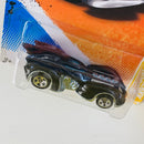 2011 Hot Wheels New Models Batman Arkham Asylum Batmobile negro 5SP Primera Edición
