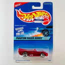 1997 Hot Wheels Phantom Racer Power Pistons rojo 3SP base ZAMAC