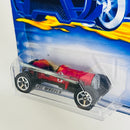 2001 Hot Wheels First Editions Old 3 049 rojo 5SP Primera Edición