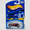 2001 Hot Wheels First Editions Old 3 049 rojo 5SP Primera Edición