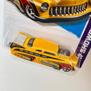 2013 Hot Wheels HW Showroom 49 Drag Merc amarillo metálico 5SP