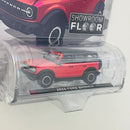 2025 Greenlight Showroom Floor 2024 Ford Bronco rojo Llantas de Goma