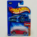 2004 Hot Wheels First Editions Tooned Sir Ominous 059 rojo metálico PR5 Primera Edición