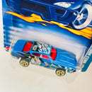 2003 Hot Wheels Anime Olds 442 Oldsmobile 074 azul metálico 5DOT