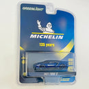 2024 Greenlight Michelin 135 Years Anniversary 2021 Ford GT azul Llantas de Goman