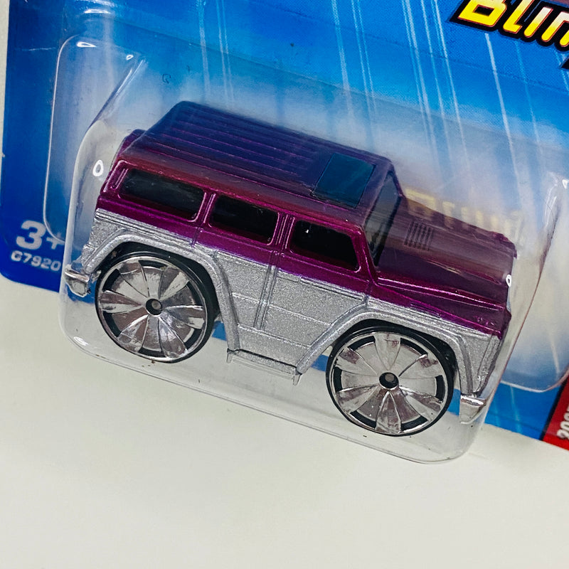 2005 Hot Wheels First Editions Blings Mercedes Benz G500 034 plata metálico Bling Primera Edición