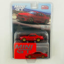 2023 Mini GT MiJo Exclusives 1:64 Limited Edition 1/4800 Nissan Skyline GT-R Tommykaira R-z Red rojo Llantas de Goma