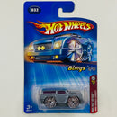 2005 Hot Wheels First Editions Blings Ford Bronco Concept 032 gris metálico Bling Primera Edición