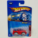 2005 Hot Wheels First Editions Blings Quadra Sound 035 rojo Bling Primera Edición
