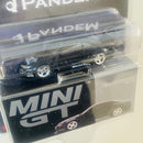 2023 Mini GT MiJo Exclusives 1:64 Limited Edition 1/9600 Pandem Nissan Silvia Rocket Bunny Black Pearl negro Llantas de Goma