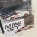 2022 Mini GT MiJo Exclusives 1:64 Limited Edition 1/3000 Ford GT 2021 Heritage Edition blanco Llantas de Goma