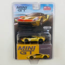 2023 Mini GT MiJo Exclusives 1:64 Limited Edition 1/1800 Ford GT Holman Moody Heritage Edition dorado metálico Llantas de Goma
