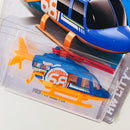 2013 Hot Wheels HW City Propper Chopper azul con Hélices Rotativas