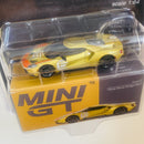 2023 Mini GT MiJo Exclusives 1:64 Limited Edition 1/1800 Ford GT Holman Moody Heritage Edition dorado metálico Llantas de Goma