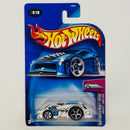 2004 Hot Wheels First Editions Hardnoze Dodge Neon 018 blanco metálico 5SP Primera Edición
