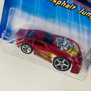 2005 Hot Wheels Asphalt Jungle Dodge Neon 083 rojo 5SP