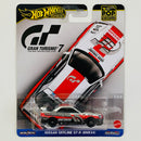2024 Hot Wheels Premium Pop Culture Gran Turismo 7 Nissan Skyline GT-R BNR34 blanco Llantas de Goma RR