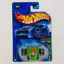 2004 Hot Wheels First Editions Fatbax Silhouette 062 verde metálico 5SP Primera Edición