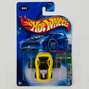 2004 Hot Wheels First Editions Fatbax Ford Mustang GT 2004 041 amarillo 5SP base ZAMAC Primera Edición