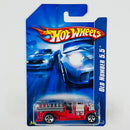 2006 Hot Wheels Old Number 5.5 rojo Bombero 5SP Primera Edición