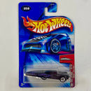 2004 Hot Wheels First Editions Crooze Slikt Back 050 negro con flamas 5SP Primera Edición
