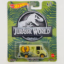2022 Hot Wheels Premium Pop Culture Jurassic World Combat Medic verde Llantas de Goma RR