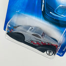 2008 Hot Wheels All Stars Swoop Coupe gris con flamas 5DOT con SK5