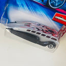 2004 Hot Wheels First Editions Crooze Low Flow 049 bus plata metálico 5SP Primera Edición