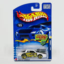 2001 Hot Wheels Chevy Stocker 153 blanco SB base ZAMAC