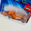 2004 Hot Wheels First Editions Crooze Ozznberg Duesenberg 075 naranja LW base ZAMAC Primera Edición