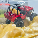 2021 Hot Wheels RLC Jeep 1944 Willys MB Exclusivo Red Line Club rojo spectraflame Llantas de Goma RR