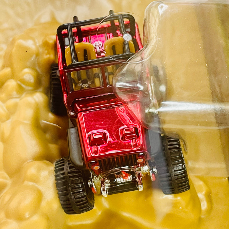 2021 Hot Wheels RLC Jeep 1944 Willys MB Exclusivo Red Line Club rojo spectraflame Llantas de Goma RR