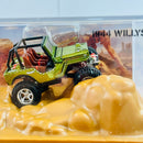 2021 Hot Wheels RLC Jeep 1944 Willys MB Exclusivo Red Line Club verde spectraflame Llantas de Goma RR Primera Edición