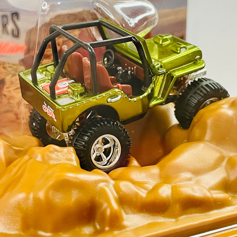 2021 Hot Wheels RLC Jeep 1944 Willys MB Exclusivo Red Line Club verde spectraflame Llantas de Goma RR Primera Edición
