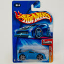 2004 Hot Wheels First Editions Tooned Furiosity 063 azul metálico PR5 Primera Edición