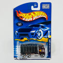 2000 Hot Wheels Ford Stake Bed Truck 191 rojo metálico 3SP - Detalle Burbuja