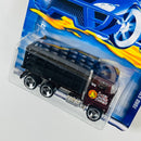 2000 Hot Wheels Ford Stake Bed Truck 191 rojo metálico 3SP - Detalle Burbuja