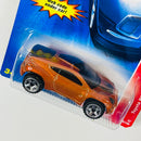 2007 Hot Wheels Code Car Toyota RSC naranja metálico 5SP