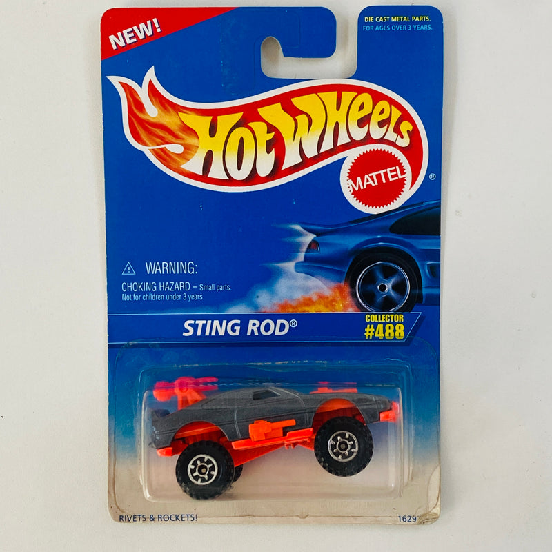 1996 Hot Wheels Sting Rod 488 gris metálico CT