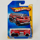 2009 Hot Wheels New Models 5 Alarm rojo PR5 Primera Edición