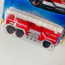 2009 Hot Wheels New Models 5 Alarm rojo PR5 Primera Edición