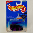 1996 Hot Wheels Rocket Shot 491 negro con morado metálico MGW