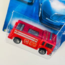 2008 Hot Wheels All Stars Fire Eater rojo Bombero 5SP