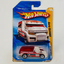 2010 Hot Wheels New Models Rapid Response blanco 5SP base ZAMAC Primera Edición - Detalle Tarjeta