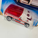 2010 Hot Wheels New Models Rapid Response blanco 5SP base ZAMAC Primera Edición - Detalle Tarjeta