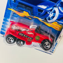 2001 Hot Wheels First Editions XS-IVE 040 rojo SB base ZAMAC Primera Edición