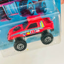 1987 Hot Wheels Trailbusters Gulch Stepper rojo CT base ZAMAC