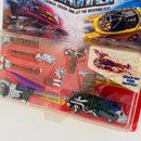 1995 Hot Wheels Road Wars Maniax Street Cleaver Set - Incluye Lanzador de Batalla y Accesorios