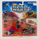 1995 Hot Wheels Road Wars Maniax King Wrex Set - Incluye Lanzador de Batalla y Accesorios