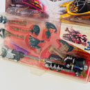 1995 Hot Wheels Road Wars Maniax King Wrex Set - Incluye Lanzador de Batalla y Accesorios